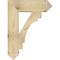 Ekena Millwork Merced Arts & Crafts Rough Sawn Bracket, Douglas Fir, 6"W x 24"D x 32"H BKT06X24X32MRC03RDF - alternate 3